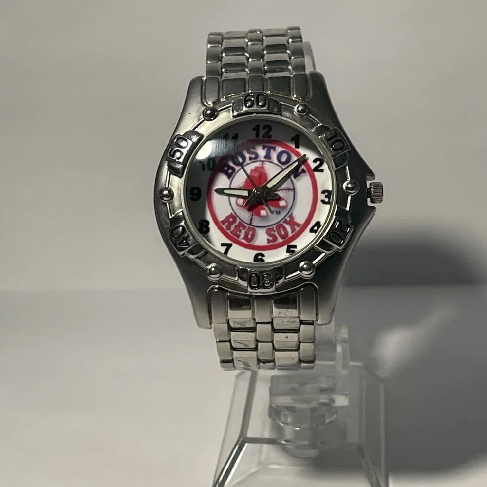 Boston Red Sox MLB Stainless-Steel Watch by Game Time !!!NEW!!! - Picture 5 of 6
